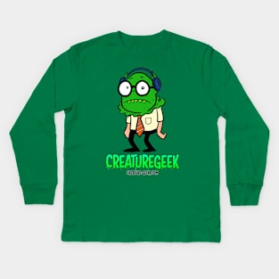 Creature Geek Everyday Monster Kids Long Sleeve T-Shirt